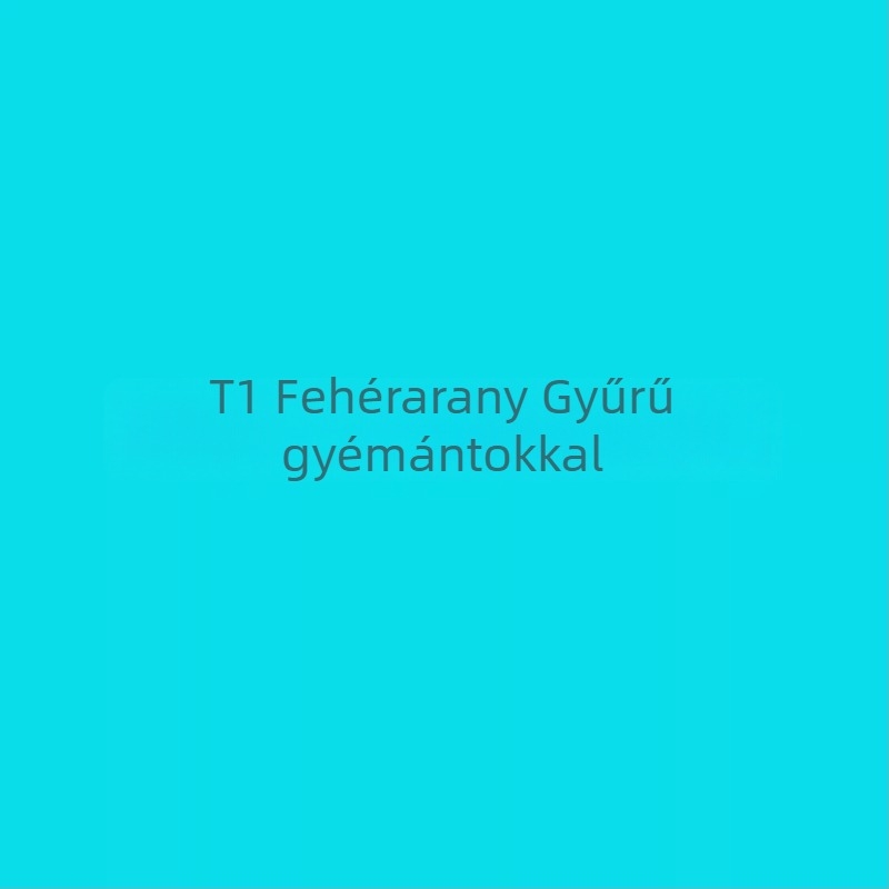 T Brand T1 fél gyémánt gyűrű, V aranyozott, 18K rózsaarany, sima felület, geometrikus gyémánt, pár gyűrű
