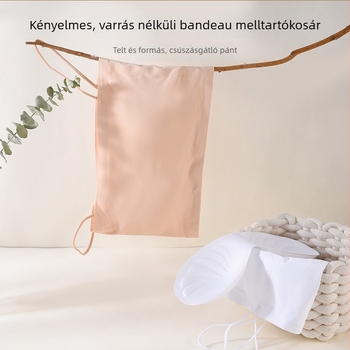Langsha varrás nélküli női cami top beépített párnákkal, diszkrét hátsó rész, könnyű nyári fehérnemű