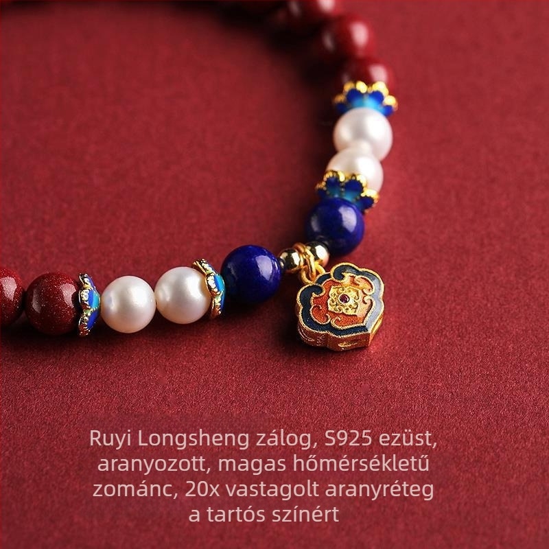 Huiya cinnabar karkötő | nemzeti stílus, származás Lianyungang