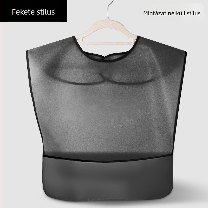 TPU felnőtt etető kötény – vízálló és szennyeződésálló, étkezéshez, uniszex