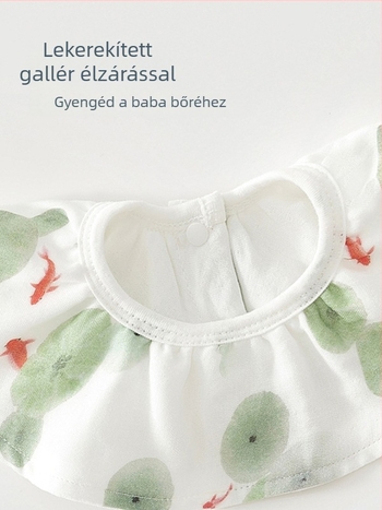 Baba szalvéta - nyári vékony pamut, újszülötteknek 0–1 év, vízálló és szennyeződésálló, Little Sheep Dudu márka
