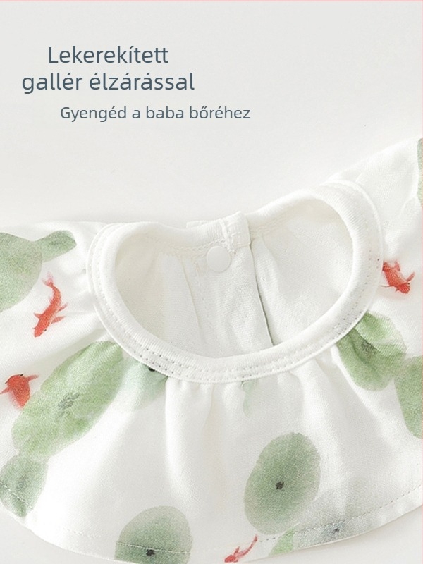 Baba szalvéta - nyári vékony pamut, újszülötteknek 0–1 év, vízálló és szennyeződésálló, Little Sheep Dudu márka