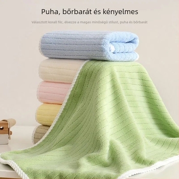 Baba arctörölköző coral fleece-ből, 150D, szegélyezett, testreszabható