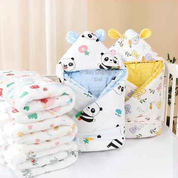 Újszülött baba takaró, swaddle, téli használat, szintetikus szál, modern minimalista stílus