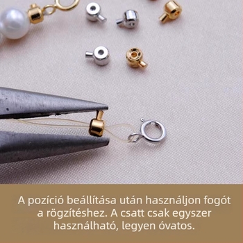 DIY ékszerkiegészítők — 925 ezüst alkatrészek gyöngyfűzéshez, eredeti dizájn, 2023 tavasza
