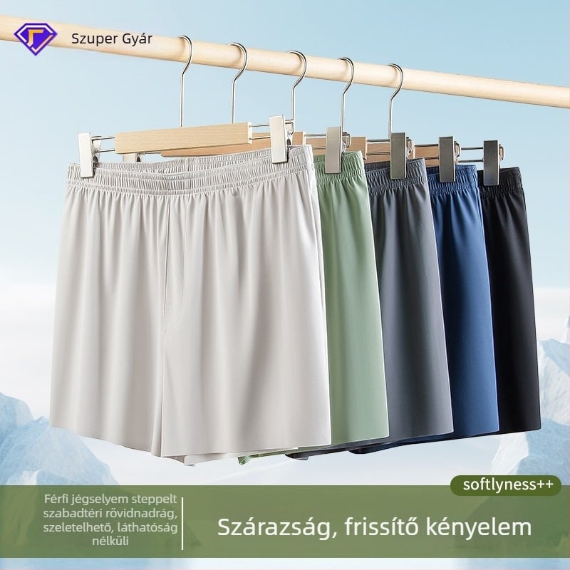 Férfi pizsamanadrág - Nylon anyag 80-90% tartalom, 51-60D fonal, gyorsan szárad és lélegző, középmagas derék, négy évszakos használatra