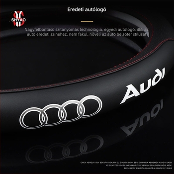 Valódi bőr kormánykerék borítás – univerzális, négy évszakos védelem, csúszásmentes, telepítés speciális járművekhez