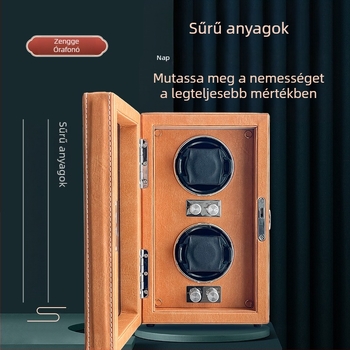 Mechanikus órák hajtóberendezése otthoni használatra, önműködő rotatorral és forgó tároló dobozzal