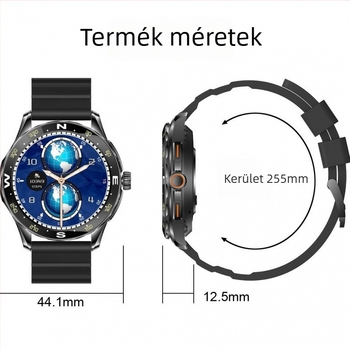 Y88 okosóra AMOLED kijelzővel, vér oxigén monitorozás, szívritmus mérés, vérnyomás mérés, Bluetooth hívások