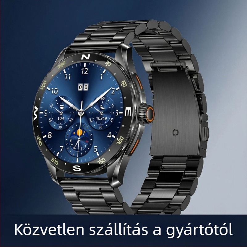 Y88 okosóra AMOLED kijelzővel, vér oxigén monitorozás, szívritmus mérés, vérnyomás mérés, Bluetooth hívások