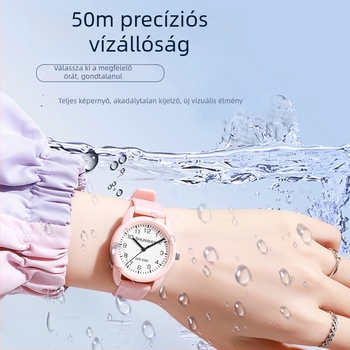 Shengwei S-582 Diákoknak szánt kvarc óra, csendes működésű, 50 m vízálló, 33 mm-es számlap, műanyag tokkal