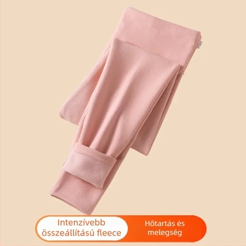 Kismama nadrág polár béléses, vastag, magas derekú, lazán szabott, őszi-téli viselet