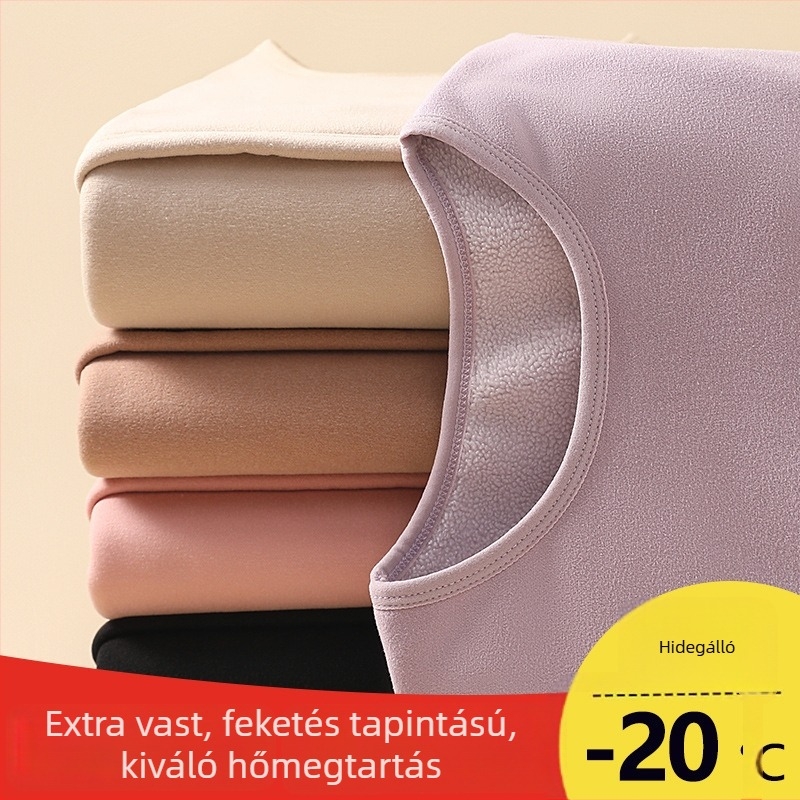 Kismama nadrág polár béléses, vastag, magas derekú, lazán szabott, őszi-téli viselet