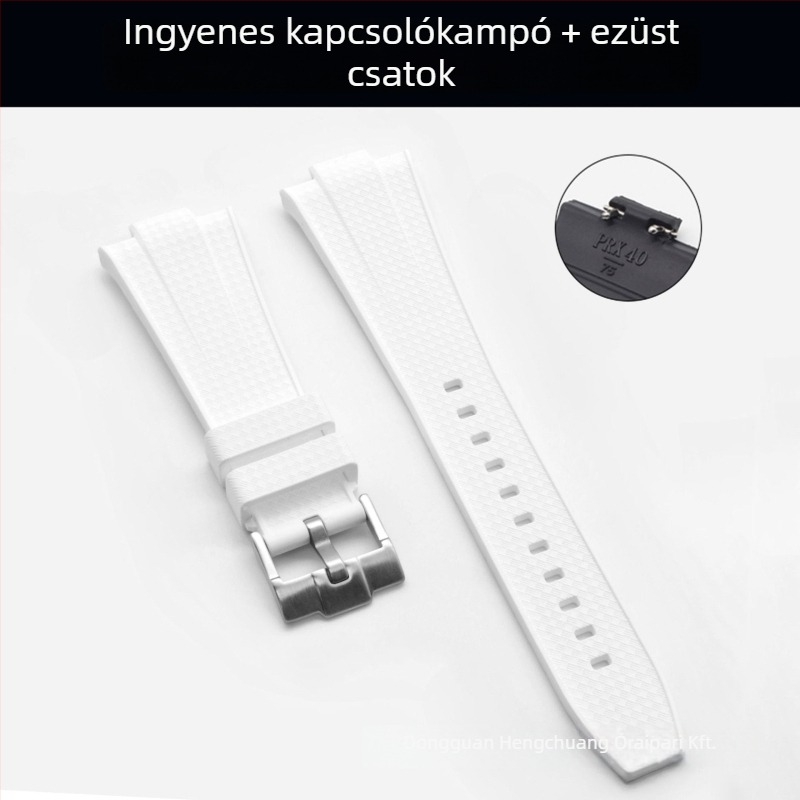 Folyékony szilikon óra szíj a TianPRX Super Playerhez, modell T137.407/410, konvex nyílással, Hengchuang, 2024 nyár