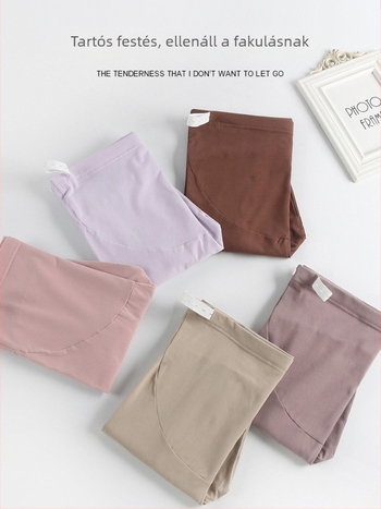 Anyasági pamut leggings, állítható, plusz méret, téli pizsama nadrág