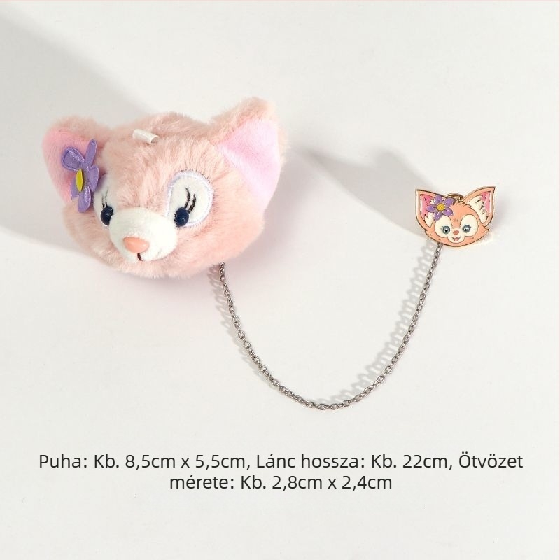 Dinoszaurusz plüss brooch Pikachu, tiger és panda motívummal — cinkötvözet, galvanizálás, INS stílus, uniszex