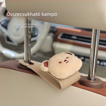 Autóülés hátsó akasztó — bőr, rajzfilm-stílus, belső dekoráció