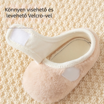 Baba beltéri cipők 1–3 és 4–6 éveseknek, puha talp, velúr bélés, csúszásmentes talp, tépőzár