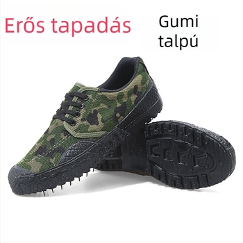 Kényelmes mindennapi cipők, vászon felsőrész, gumitalp, kerek orr, alacsony sarka 1-3 cm, fűzőzárás