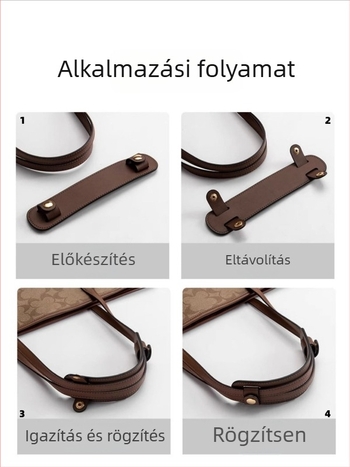 Bőrpárna táskákhoz – Napa textúra, csúszásmentes, terheléscsökkentés, kopásálló