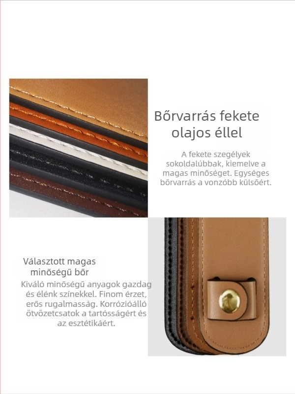 Bőrpárna táskákhoz – Napa textúra, csúszásmentes, terheléscsökkentés, kopásálló