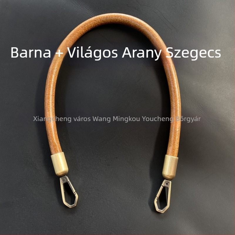 Táska vállpánt – valódi bőr, első rétegű marhabőr, kopásálló, YC-62 modell, stílus: mix & match esztétika
