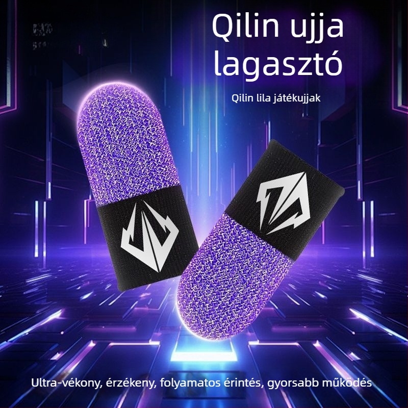 Mobil játékokhoz tervezett ujjsapkák, izzadságmentes és csúszásmentes fogás (PUBG Mobile)