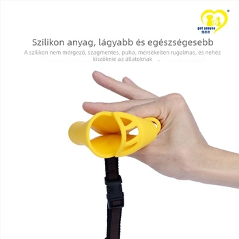 Kutyáknak szánt szilikon szájvédő; puha és kényelmes; élelmiszer-minőségű szilikon; licencelt magán címke; 36 darabos csomag
