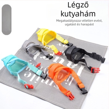 Nylon kutyaszájkosár, 280 darabos csomag, anti harapás és anti-ugatás funkció, lehetővé teszi a víz ivását