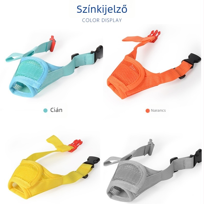 Nylon kutyaszájkosár, 280 darabos csomag, anti harapás és anti-ugatás funkció, lehetővé teszi a víz ivását