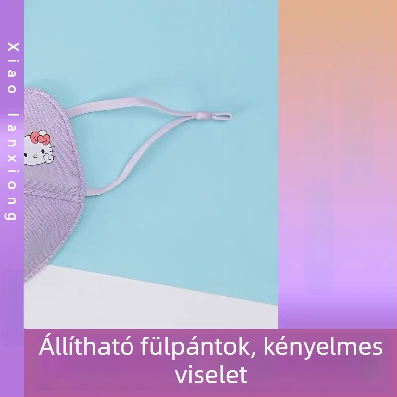 Gyerekeknek szóló meleg maszk karikatúrás mintával – vastag, 100% pamut téli maszk, szélvédő fiúknak és lányoknak