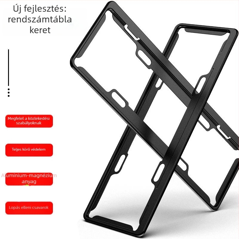 Li Auto L6/L9/L8/L7 kerethez tartó rendszám-tartó – univerzális tartó és fotókeret díszítés, Termékkód 62h4560289224z