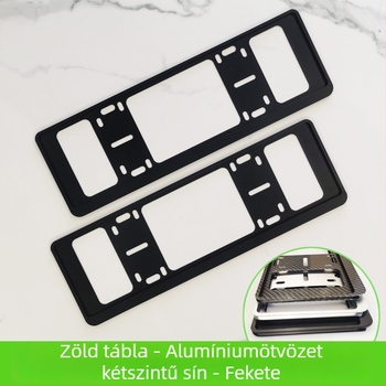 Autó rendszámtábla keret, alumíniumötvözet, M817 kompatibilis