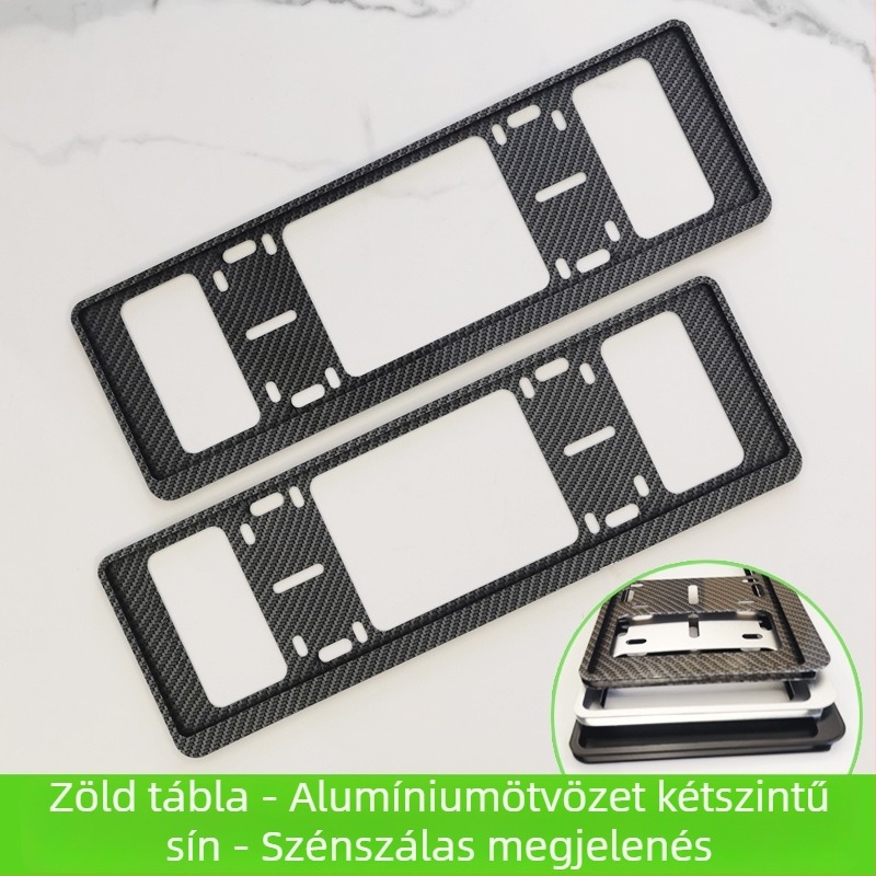 Autó rendszámtábla keret, alumíniumötvözet, M817 kompatibilis