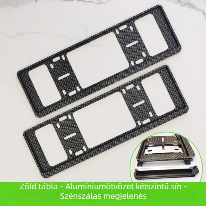 Autó rendszámtábla keret, alumíniumötvözet, M817 kompatibilis