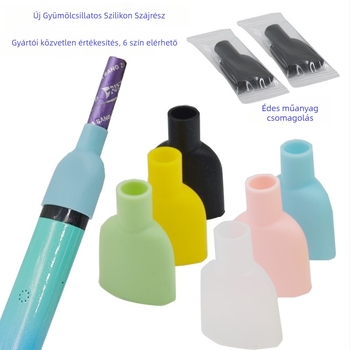 Szilikonból készült szájrészfedél cigarettához, újrahasználható, logó nyomtatás lehetséges, kompatibilis Ruike 4. és 5. generációs szájrészével