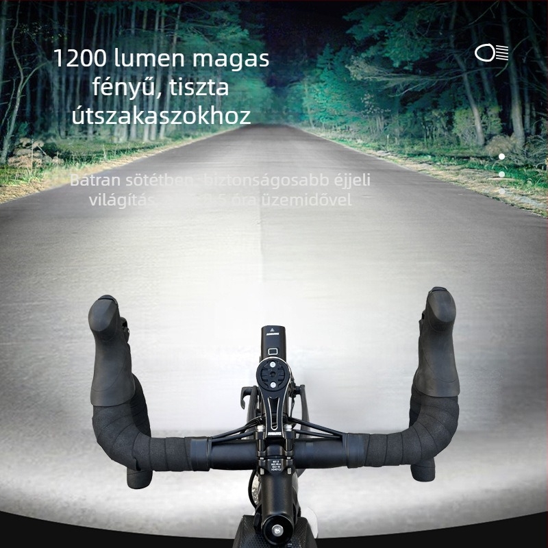ROMARVEL RL-C Első Kerékpár Lámpa – Magas Fényerő MTB és Országúti Kerékpárokhoz