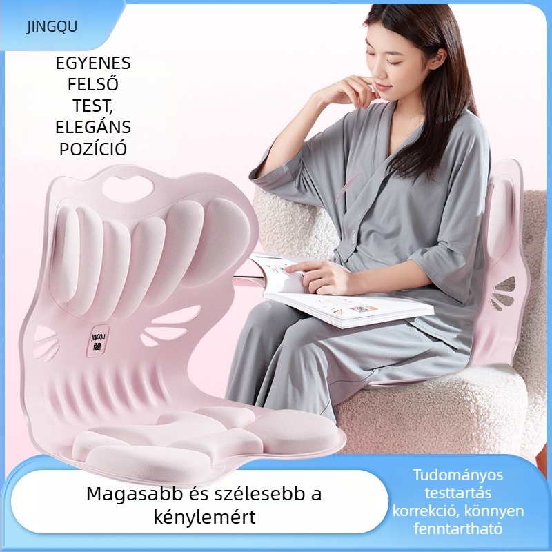 Deréktámaszos ülőpárna memóriahabból, irodai és autóhasználatra, ergonómikus hátsó támasz, testtartás javítása