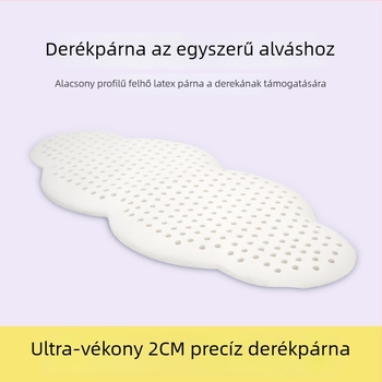 Latex ágyéki párna alváshoz pamut huzattal, testreszabható, modern minimalista stílus, Roman Island