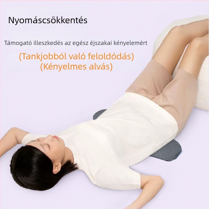 Latex ágyéki párna alváshoz pamut huzattal, testreszabható, modern minimalista stílus, Roman Island