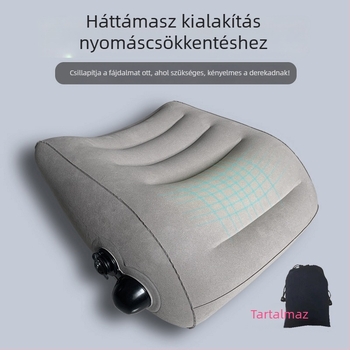 Felfújható derék támasz párna PVC flocking felülettel, modell MF1025, testreszabható, súly 0.19 kg