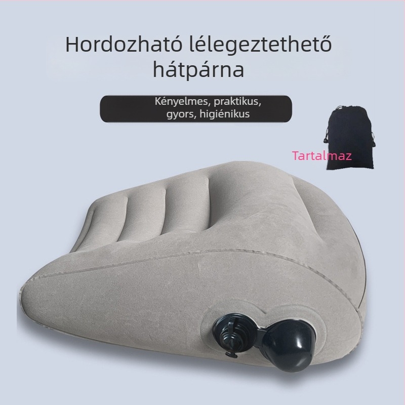 Felfújható derék támasz párna PVC flocking felülettel, modell MF1025, testreszabható, súly 0.19 kg