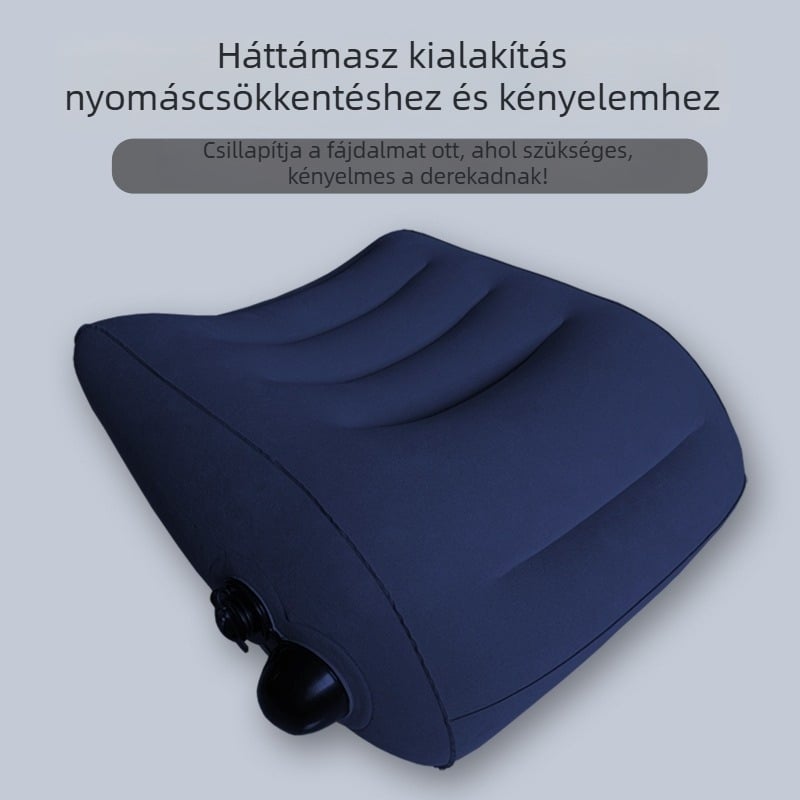 Felfújható derék támasz párna PVC flocking felülettel, modell MF1025, testreszabható, súly 0.19 kg