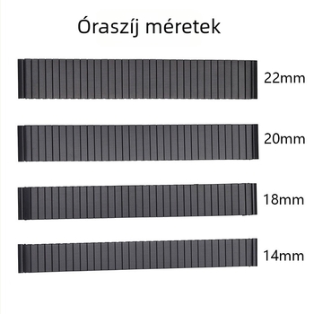 Rozsdamentes acél univerzális okosóraszíj Huawei/Samsung számára, 2024 ősz megjelenés, stílus: üzleti, sokoldalú, elegáns, sportos