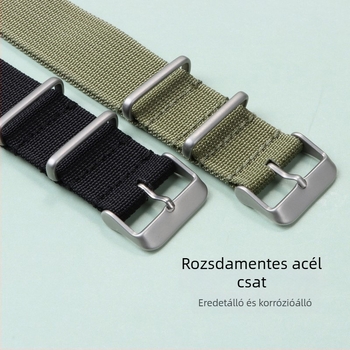 NATO vászon szíj Samsung One órához — eredet Guangzhou; 2024 ősz; vintage, irodalmi, francia retró