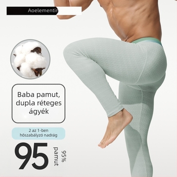 Férfi hosszú őszi-téli nadrág, egy rétegű, pamutból, egyszínű, 95-100% pamut, középsúlyú anyag 161-180 g/m2, 18-40 éveseknek
