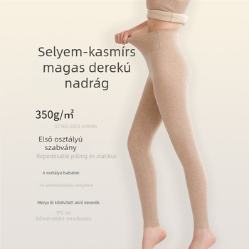 Női magas derekú termikus nadrág Derong anyag, extra vastag 351–400 g/m², melegítés és testformázó funkció