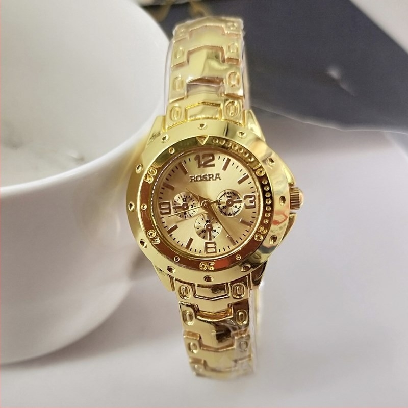 Uniszex karóra rozsdamentes acél szíjjal, háromaljú számlappal, kvarc működés, 40 mm-es számlap, 10 mm vastagság