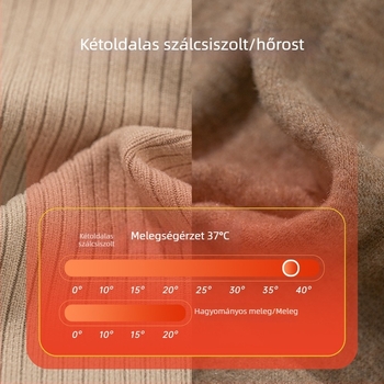 Őszi-téli termosz vest, dupla oldalú bolyhos felülettel, elasztikus formázás, egy darabos kivitel, melltartó nélkül, meleg