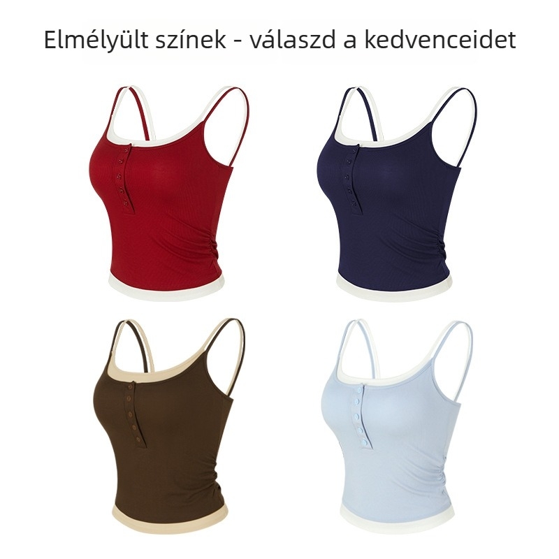 Szling-stílusú sportos mellény, slim-fit, Lyocell (Tencel) 50–70% és magas rugalmasság